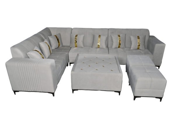 9 sater sofa creame - Image 3